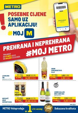 metro - Prelistajte katalog Metro - Prehrana i neprehrana, vrijedi od 16.12. do 31.12.