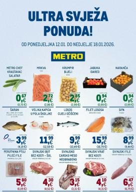 metro - Prelistajte katalog Metro - Ultra svježa ponuda, vrijedi od 12.01. do 18.01.