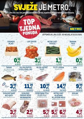 metro - Prelistajte katalog Metro - Ultra svježa ponuda, vrijedi od 23.02.2026 do 01.03.2026