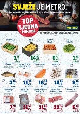 metro - Prelistajte katalog Metro - Ultra svježa ponuda, vrijedi od 23.03.2026 do 29.03.2026