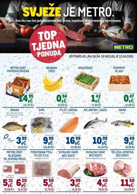 metro - Aktualni Metro - Ultra svježa ponuda katalog vrijedi od ponedjeljka 06.04.2026 do nedjelje 12.04.2026