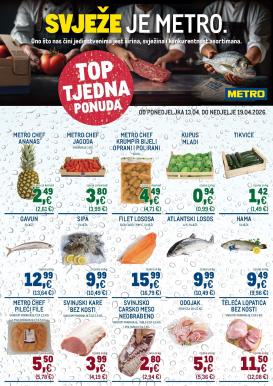metro - Aktualni Metro - Ultra svježa ponuda katalog vrijedi od ponedjeljka 13.04.2026 do nedjelje 19.04.2026