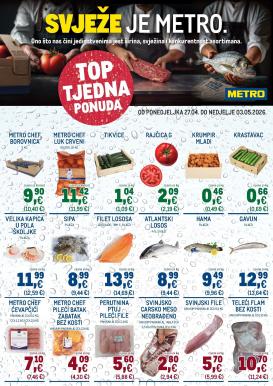 metro - Aktualni Metro - Top tjedna ponuda katalog vrijedi od ponedjeljka 27.04.2026 do nedjelje 03.05.2026