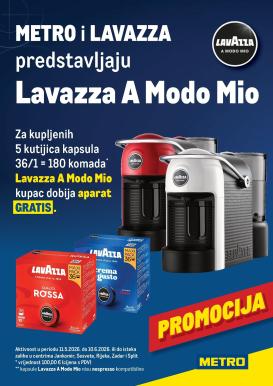 metro - Aktualni Metro - Lavazza A Modo Mio katalog vrijedi od ponedjeljka 11.05.2026 do srijede 10.06.2026