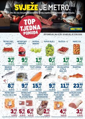 metro - Aktualni katalog Metro - Top tjedna ponuda od ponedjeljka, 11.05.2026 do nedjelje, 17.05.2026