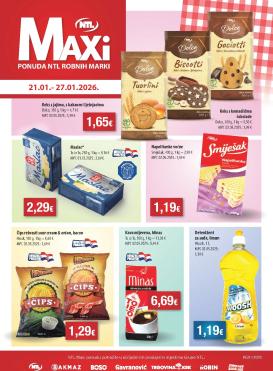 ntl - Prelistajte katalog NTL - Maxi tjedna ponuda, vrijedi od 21.01. do 27.01.