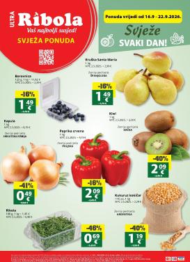 ribola - Aktualni katalog Ribola - Super Ponuda od srijede, 16.09.2026 do utorka, 22.09.2026
