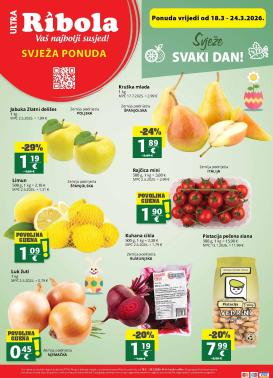 ribola - Prelistajte katalog Ribola - Super ponuda, vrijedi od 18.03.2026 do 24.03.2026