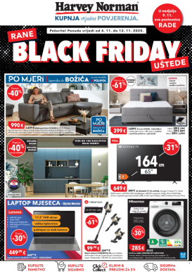 harvey-norman - Prelistajte katalog Harvey Norman - Black Friday, vrijedi od 04.11. do 12.11.