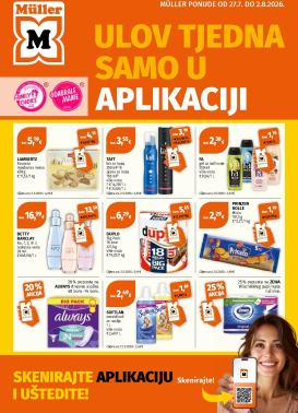 muller - Novi Müller katalog od ponedjeljka, 27.07.2026 do nedjelje, 02.08.2026