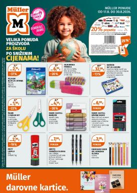 muller - Novi Müller - Spremni za školu katalog od ponedjeljka, 17.08.2026 do nedjelje, 30.08.2026