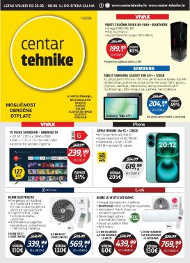 centar-tehnike - Aktualni katalog Centar tehnike od ponedjeljka, 25.05.2026 do ponedjeljka, 08.06.2026