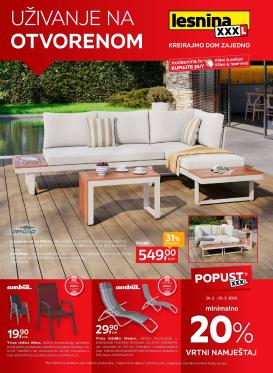 lesnina-xxxl - Prelistajte katalog Lesnina - Uživanje na otvorenom, vrijedi od 24.02.2026 do 26.03.2026