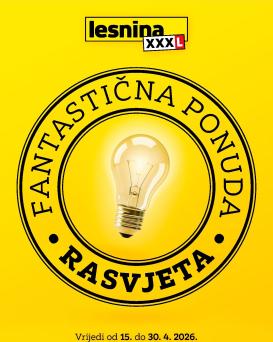 lesnina-xxxl - Aktualni Lesnina - Fantastična ponuda rasvjete katalog vrijedi od srijede 15.04.2026 do četvrtka 30.04.2026