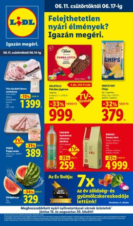 lidl - Lidl hirdetmény a következő hétre csütörtöktől 2026.06.11.-tól szerdától 2026.06.17.-ig