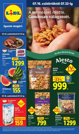 lidl - A jövőbeli Lidl akciós újság csütörtöktől 2026.07.16.-tól szerdától 2026.07.22.-ig érvényes.