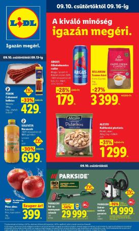 lidl - Lidl hirdetmény a következő hétre csütörtöktől 2026.09.10.-tól szerdától 2026.09.16.-ig