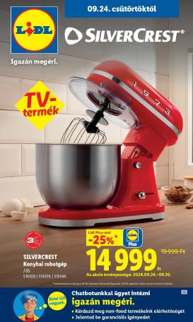 lidl - Lidl - Nonfood kínálatunk - 39. hét hirdetmény a következő hétre csütörtöktől 2026.09.24.-tól szerdától 2026.09.30.-ig