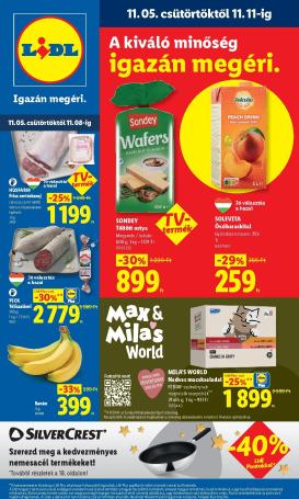 lidl - Lidl hirdetmény a következő hétre csütörtöktől 2026.11.05.-tól szerdától 2026.11.11.-ig