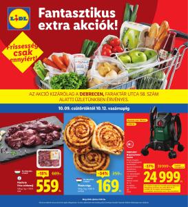 lidl - Lidl - Debrecen akciós újság, érvényes 10.09. - 10.12.
