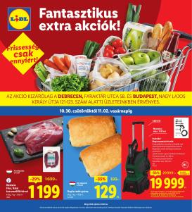 lidl - Lidl - Debrecen, Budapest akciós újság, érvényes 10.30. - 11.02.