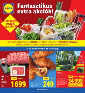 lidl - Lidl - Sümeg, Székesfehérvár akciós újság, érvényes 11.20. - 11.23.
