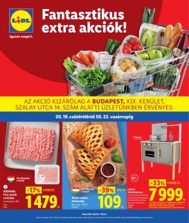 lidl - Lidl - Budapest akciós újság, érvényes 2026.03.19. - 2026.03.22.