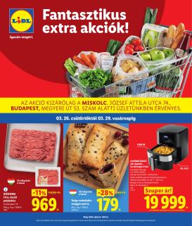 lidl - Lidl - Miskolc, Budapest akciós újság, érvényes 2026.03.26. - 2026.03.29.