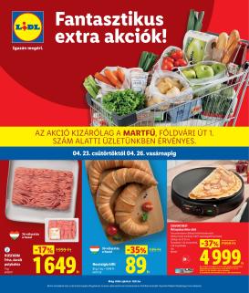 lidl - Lidl - Martfű hirdetmény a következő hétre csütörtöktől 2026.04.23.-tól vasárnaptól 2026.04.26.-ig
