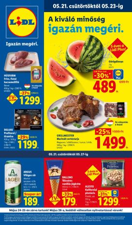 lidl - Lidl hirdetmény a következő hétre csütörtöktől 2026.05.21.-tól szerdától 2026.05.27.-ig