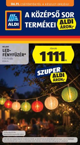aldi - Aldi - Középső sor termékei hirdetmény a következő hétre csütörtöktől 2026.06.11.-tól szerdától 2026.06.17.-ig