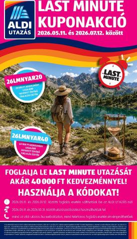 aldi - Aktuális Aldi - ALDI Utazás katalógus szórólap érvényes hétfőtől 2026.05.11.-től vasárnaptól 2026.07.12.-ig