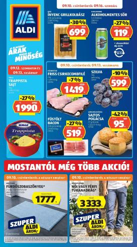 aldi - Aldi hirdetmény a következő hétre csütörtöktől 2026.09.10.-tól szerdától 2026.09.16.-ig