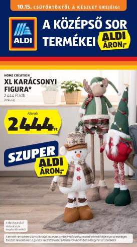 aldi - Aldi - Középső sor termékei hirdetmény a következő hétre csütörtöktől 2026.10.15.-tól szerdától 2026.10.21.-ig