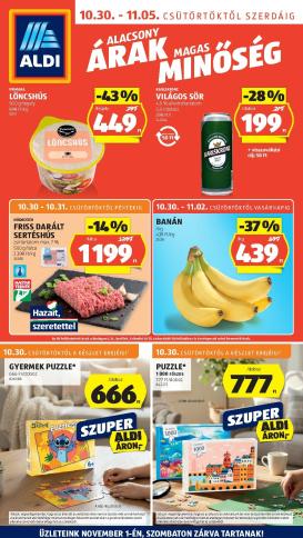 aldi - Aldi akciós újság, érvényes 10.30. - 11.05.