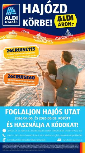 aldi - Aldi - Utazás katalógus akciós újság, érvényes 2026.04.06. - 2026.05.03.
