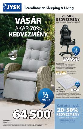 jysk - Aktuális JYSK szórólap érvényes szerdától 2026.06.10.-től keddtől 2026.06.16.-ig