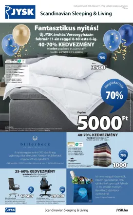 jysk - JYSK akciós újság, érvényes 2026.02.11. - 2026.02.17.