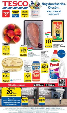 tesco - A jövőbeli Tesco akciós újság csütörtöktől 2026.07.23.-tól szerdától 2026.07.29.-ig érvényes.