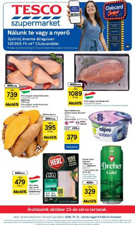 tesco - A jövőbeli Tesco szupermarket akciós újság szerdától 2026.10.21.-tól szerdától 2026.10.28.-ig érvényes.