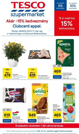 tesco - Tesco szupermarket akciós újság, érvényes 10.30. - 11.05.