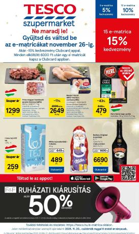 tesco - Tesco szupermarket akciós újság, érvényes 11.20. - 11.26.