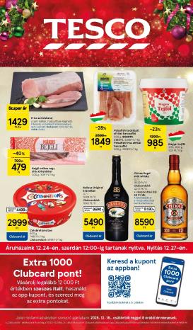 tesco - Tesco akciós újság, érvényes 12.18. - 12.24.