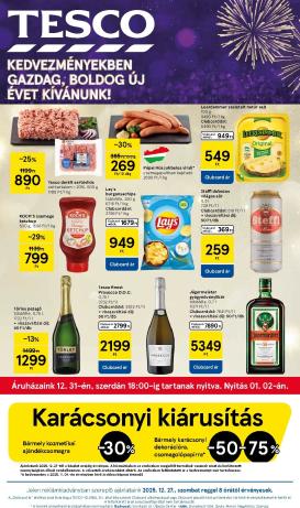 tesco - Tesco akciós újság, érvényes 12.27. - 12.31.