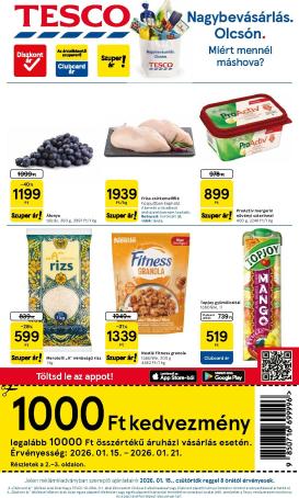 tesco - Tesco akciós újság, érvényes 01.15. - 01.21.