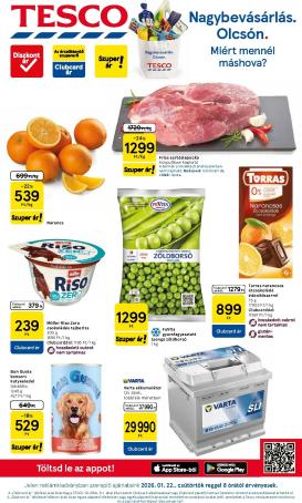 tesco - Tesco akciós újság, érvényes 01.22. - 01.28.