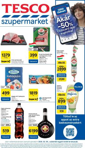 tesco - Tesco szupermarket akciós újság, érvényes 2026.02.05. - 2026.02.11.