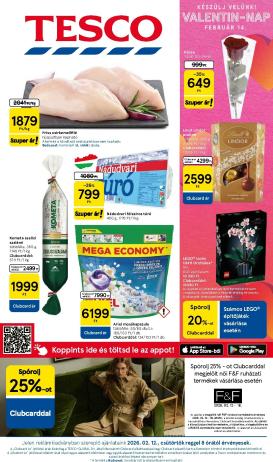 tesco - Tesco akciós újság, érvényes 2026.02.12. - 2026.02.18.