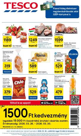 tesco - Tesco akciós újság, érvényes 2026.03.26. - 2026.04.01.