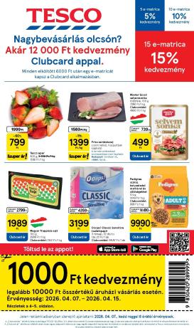 tesco - Tesco akciós újság, érvényes 2026.04.07. - 2026.04.13.